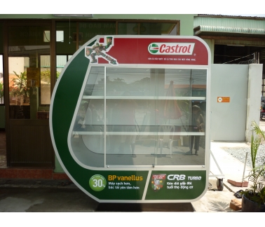 Tủ Trưng Bày Sản Phẩm Castrol_TG a